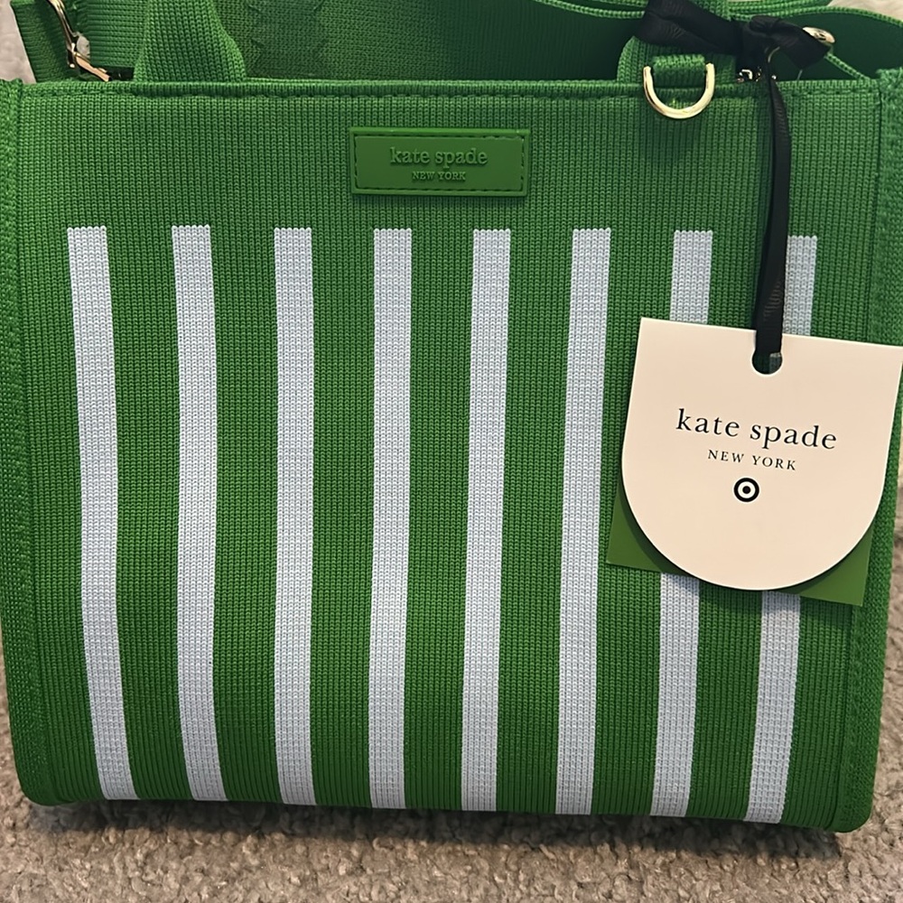 kate spade new york x Target Stripe Knit Crossbody Bag - Picture 8 of 13